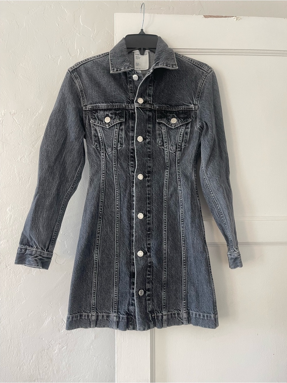 Helmut Lang Gray Denim Dress size xs